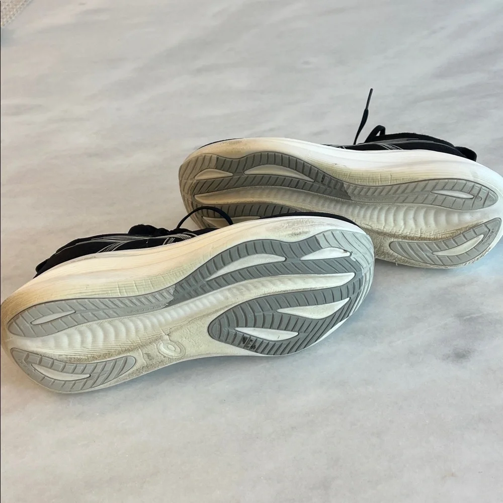 Asics Gel Nimbus 27 1011B958 Black White Running Shoes Men's 11 - Picture 9 of 10